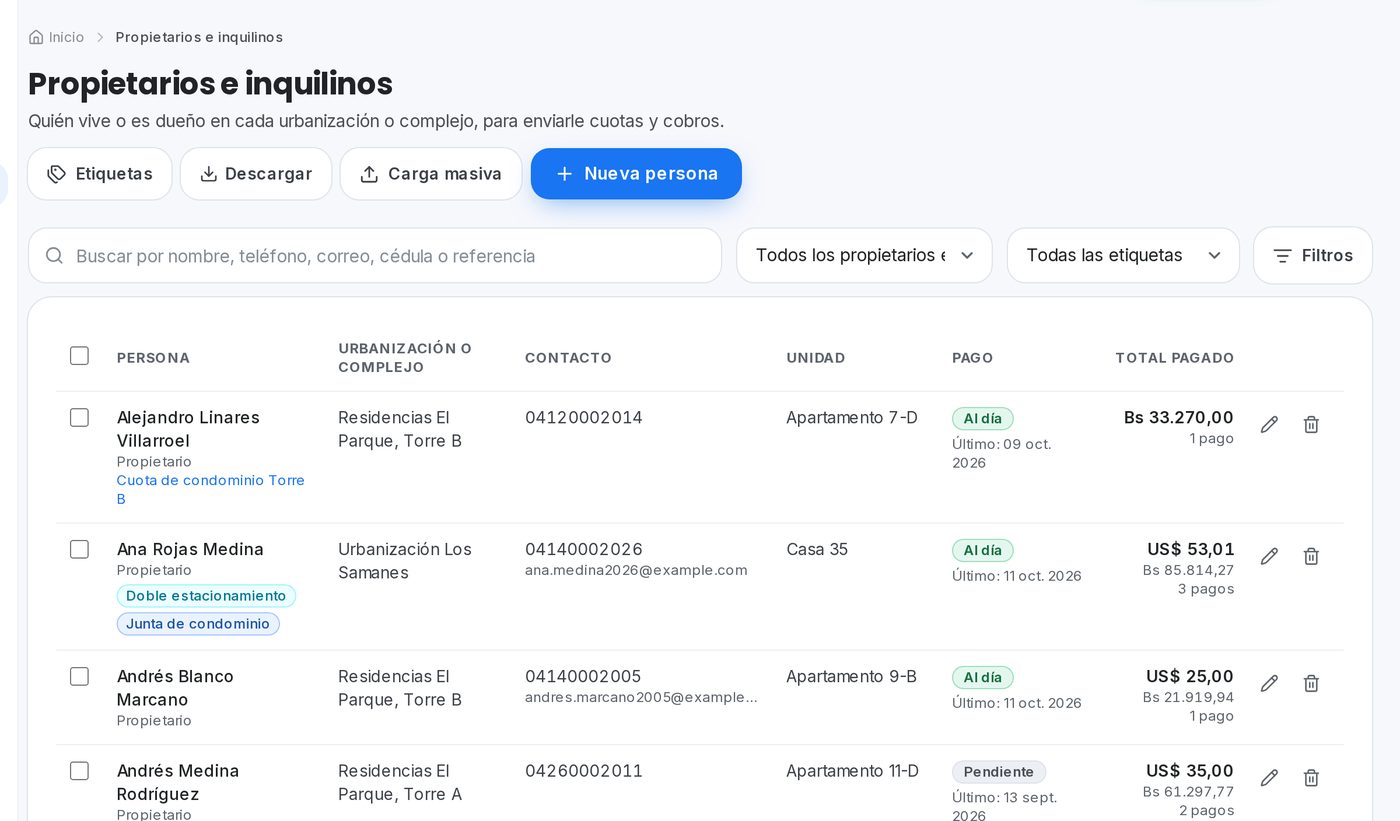 Tu comunidad en el portal de QuickPay para condominios