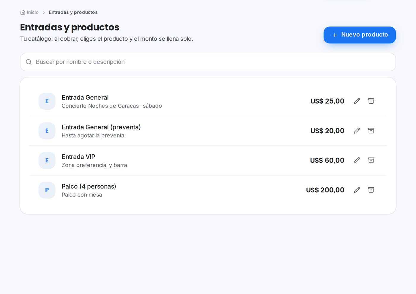 Entradas en el portal de QuickPay para eventos y espectáculos